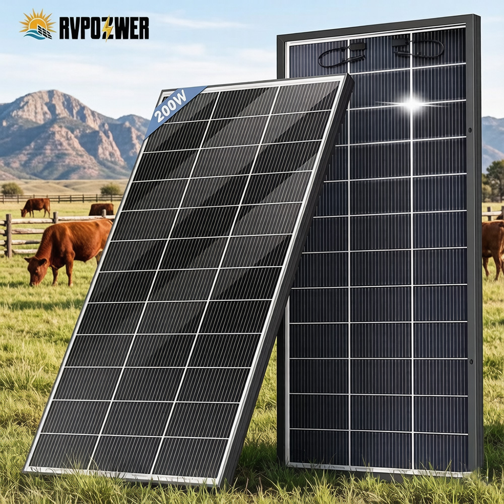 RVPOZWER Bifacial Solar Panel  - đánh giá và giá Solar Panel 200W