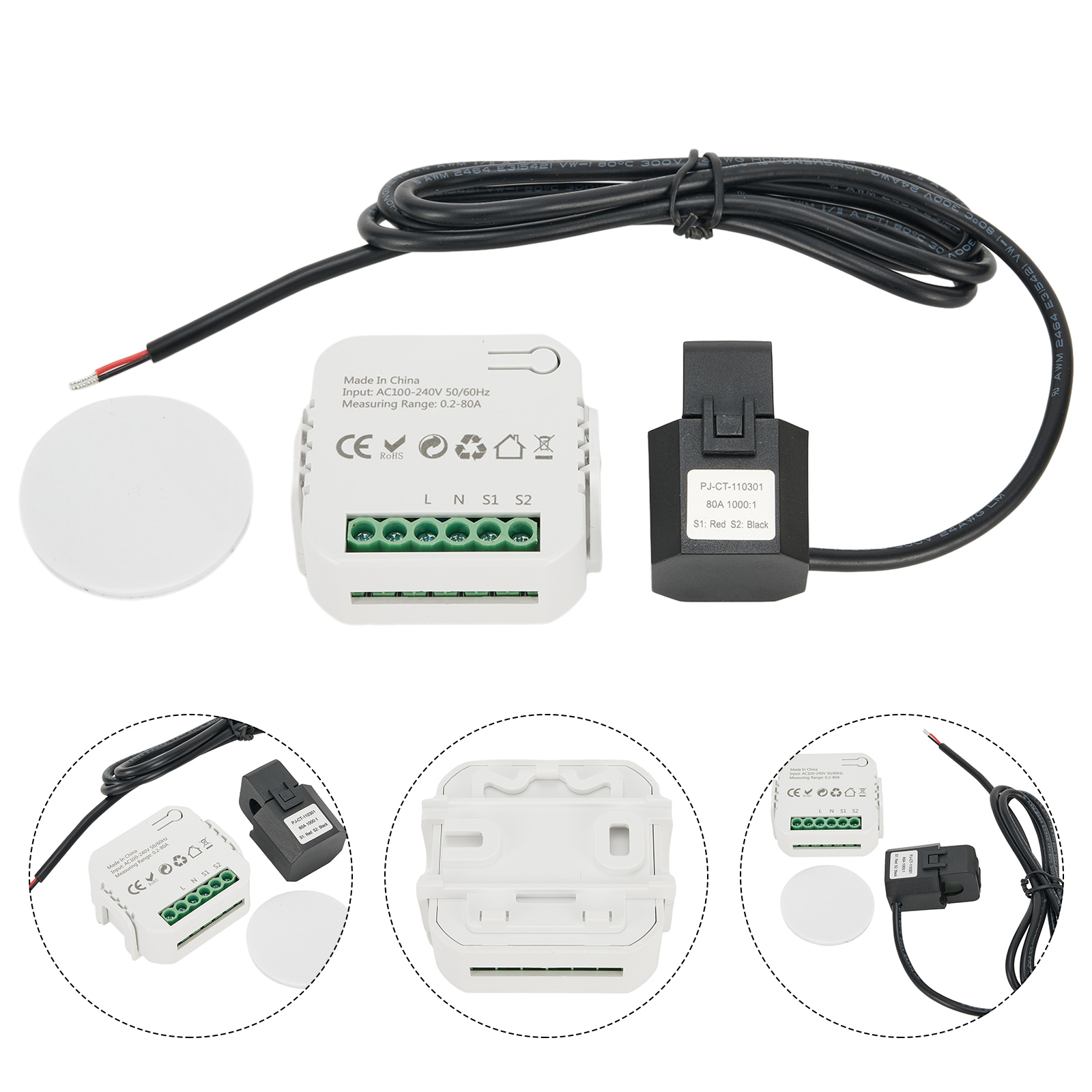 For Tuya For Smart Life WIFI E - đánh giá và giá Energy Monitor Meter