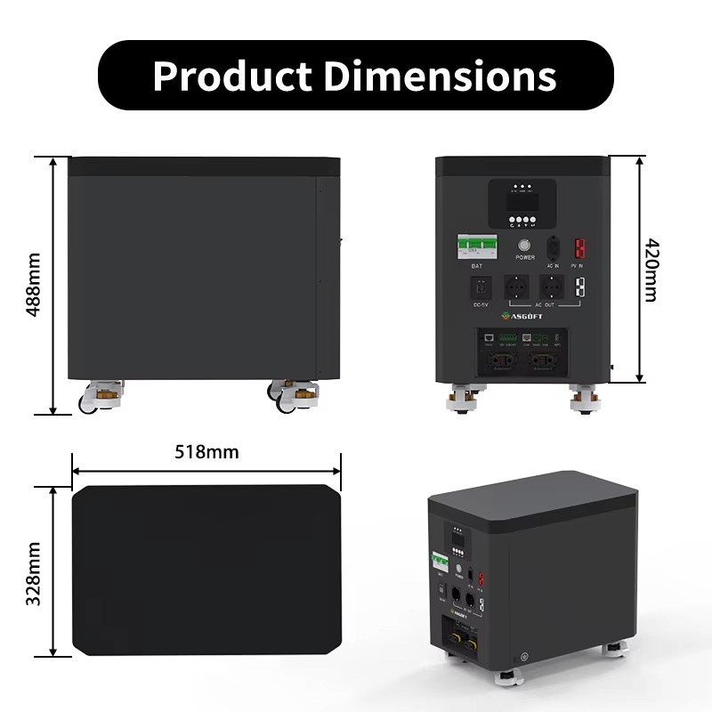 6.6kWh Portable Home Energy St - đánh giá và giá Power Inverter